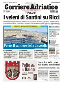 Corriere Adriatico Pesaro - 6 Agosto 2025