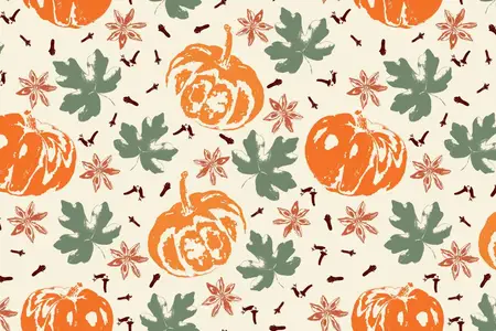 EE - Sweet Pumpkin Seemless Pattern 4LSWDWK