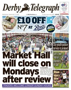 Derby Telegraph - 17 September 2025