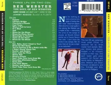 Ben Webster - The Soul of Ben Webster (1995) {2CD}