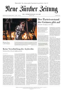 Neue Zurcher Zeitung International  - 26 September 2024