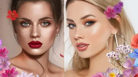 Digital Portraits in Photoshop: Draw & Paint Realistic Faces