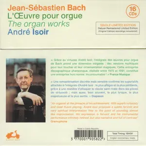 André Isoir - Johann Sebastian Bach: The Organ Works [16CDs] (2024)