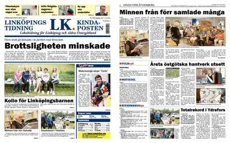 Linköpings Tidning & Kinda-Posten – 08 juli 2017