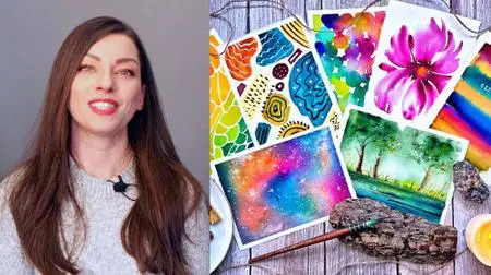 Watercolor Painting for Relaxation: 7 Easy & Meditative Projects for Self-Care