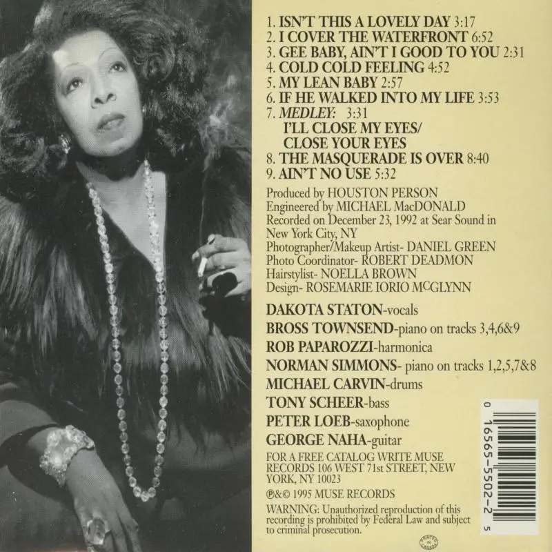 Dakota Staton - Isn't This a Lovely Day (1995)