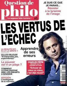 Question de Philo - Mars/Avril/Mai 2017