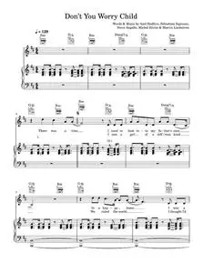 Don't You Worry Child - Swedish House Mafia (Piano-Vocal-Guitar (Piano Accompaniment))