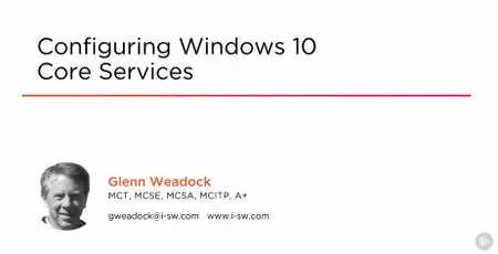 Configuring Windows 10 Core Services