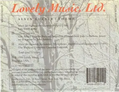 Alvin Lucier - Theme (1999)