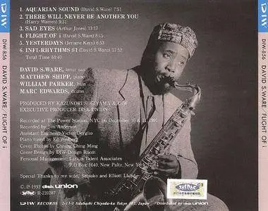 David S. Ware - Flight Of I (1992) {DIW Records DIW-856}