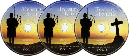 VA - A Treasury of Hymns: The Beauty of the Bagpipes - Vol 1-3 (2009) 3 CD