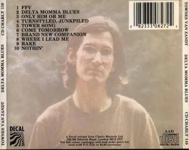 Townes Van Zandt - Delta Momma Blues (1971) {CD Charly 110 rel 1988}