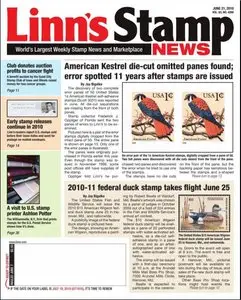 Linn's Stamp News. June 21, 2010