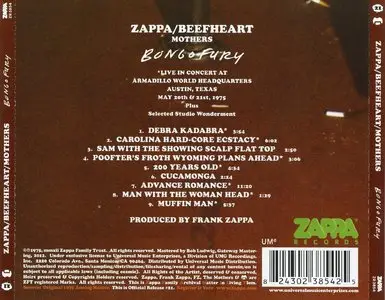 Frank Zappa - Bongo Fury (1975) + Zoot Allures (1976) {2012 UMe Remaster}