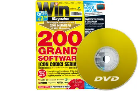 Win Magazine Italia N. 200 - Gennaio 2015 (DVD Rom)