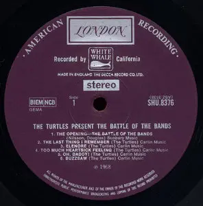 The Turtles Present The Battle Of The Bands (London 1968) 24-bit/96kHz Vinyl Rip