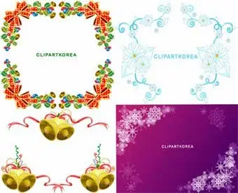 Vector ClipartKorea Christmas