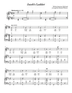 We Are Climbing Jacob's Ladder - Traditional Spiritual (Piano Vocal)