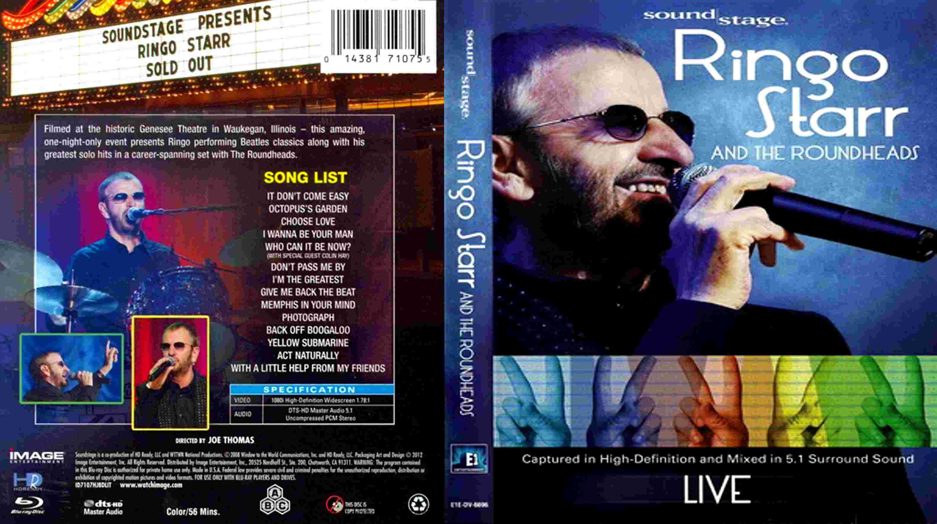 Ringo Starr and the Roundheads Live (2012) [Bluray, 1080i] / AvaxHome