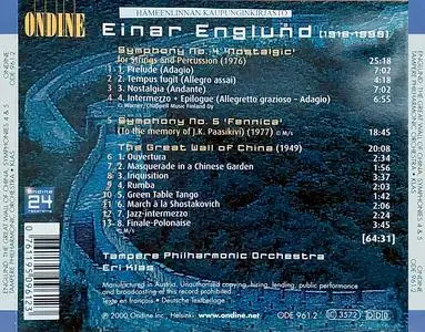 Eri Klas, Tampere Philharmonic Orchestra - Einar Englund: The Great Wall of China, Symphonies 4 & 5 (2000)