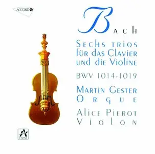 Alice Pierot & Martin Gester - Bach - Sechs trios für das Clavier und die Violine