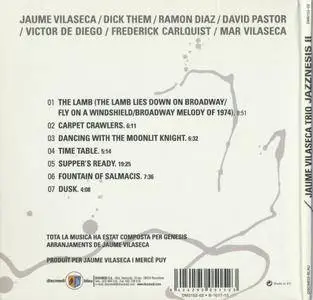 Jaume Vilaseca Trio - Jazznesis II - The Music of Genesis 1970-1974 (2015) {Discmedi Blau DM5152-02}