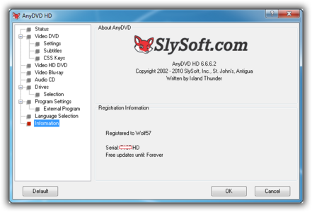 AnyDVD & AnyDVD HD 6.6.6.2 Beta