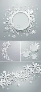 Paper Flowes Vector