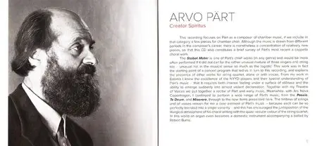 Arvo Part - Creator Spiritus (2012) {Harmonia Mundi SACD Hybrid}