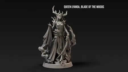 Loot Studios Miniatures - Queen Lyanda Blade of the Woods