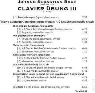 Liisa Aaltola - Johann Sebastian Bach: Clavier Übung III (2021)