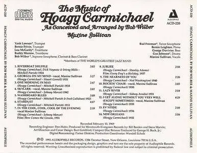 Bob Wilber & Maxine Sullivan - The Music Of Hoagy Carmichael (1969) {1993 Audiophile} **[RE-UP]**