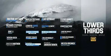 Lower Thirds - Project for After Effects (VideoHive)