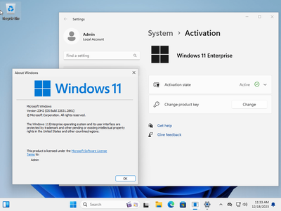 Windows 11 Enterprise 23H2 Build 22631.2861 (No TPM Required) With Office 2021 Pro Plus Multilingual Preactivated December 2023