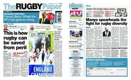 The Rugby Paper – April 25, 2021