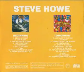 Steve Howe - Beginning `75 & Tomorrow - Live & Unrealised `67 (2002)
