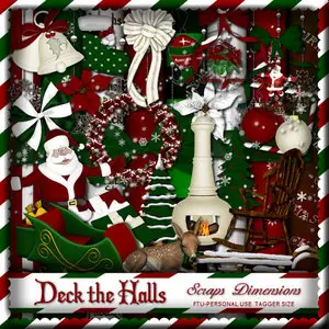 Scrap Kit “Deck The Halls”