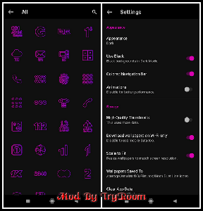 Neon Duet Line Icons v1.0.1