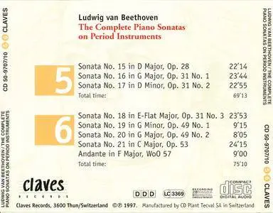 Beethoven - The Complete Piano Sonatas on Period Instruments (10CD BoxSet) (1997)