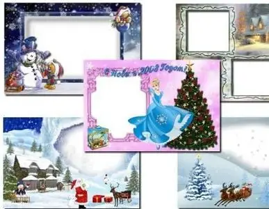 34 UHQ Christmas Frames