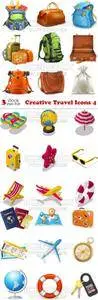 Vectors - Creative Travel Icons 4