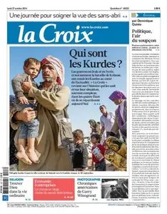 La Croix Du Lundi 27 Octobre 2014