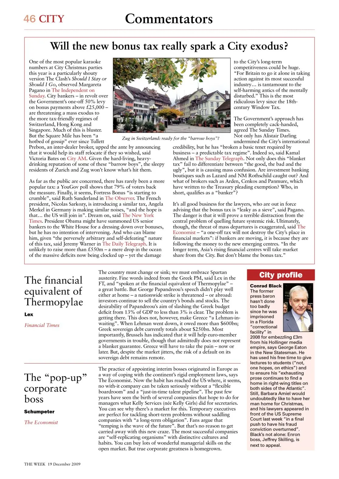 The Week - 19 December 2009