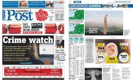 Lancashire Evening Post – December 27, 2017