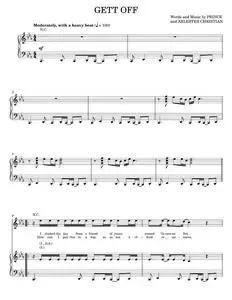 Gett Off - Prince, Prince & The New Power Generation (Piano-Vocal-Guitar)