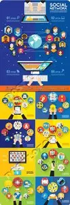 Creative business flat and office conceptual vector 2