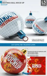 GraphicRiver - Christmas Ball Mock-up