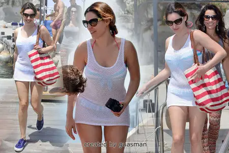 Kelly Brook - Taking a boat trip in Italy July 11, 2012