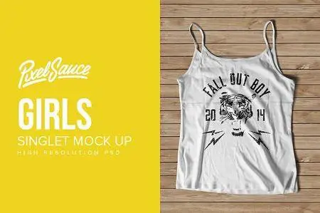 CM - Girls Singlet Mockup - High Res 990332